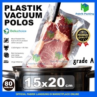 PLASTIC VACUUM VACUUM BAG SEALER DELKOCHOICE PLAIN SIZE 15x20cm Unit vacuum sealer bag