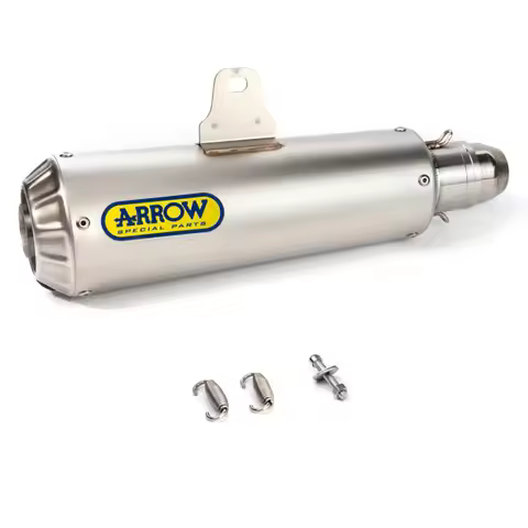 51mm Inlet Universal Motorcycle ARROW Exhaust Muffler motocross Pipe escape moto For Honda R3 R6 Nma