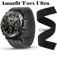For AMAZFIT T-rex Ultra Strap Nylon Smart Watch Band Watchband Hook&amp;Look Soft belt