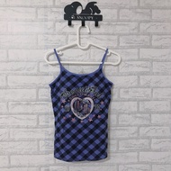 Wacoal Outer Clothes Bra Top Series Casual Strap Vest (With Padded)~Classic Black White/Deep Sea Bas