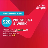 Singtel Data Package - 4-Week 200GB 5G+ Data Plan