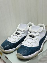 AIR JORDAN 11 LOW  限量籃球鞋 Blue snake 藍蛇紋 Nike喬丹 11代  us9.5