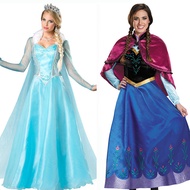 New Frozen Anna & Elsa Themed Adult Cosplay Costume