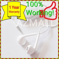 ORIGINAL ORI 3.5mm Earphone Handsfree OPPO R17 F11 Pro Reno 5 4 3 Pro A3s A37 A53 A91 A92 A5 A9 2020 F9 F7 F5 F17 R7 R9