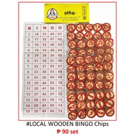 Local Wooden Bingo Chips