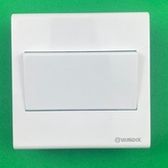 Sino Large Key 16A Square 2-Way Single Switch S98CC Series - Square Face Match S98CCM/L