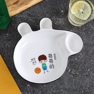 Nordic Irregular Ceramic Plate Cartoon Dumpling Plate Divided Childrens Home Use Dish Nordic Style C