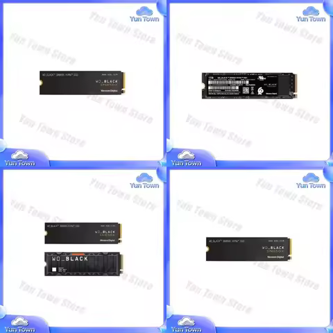 WD BLACK SN850X 1TB 2TB 4TB SSD NVMe Gen4 PCIe M.2 2280 Internal Solid State Drive for PS5 Desktop L