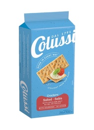 Colussi Crackers Salted Sales 250g. โคลัส ซี่แครกเกอร์ รสเค็ม
