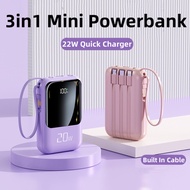 SG Store -3In1 Mini Powerbank 20W Fast Charging 20000mAh Portable Power Bank