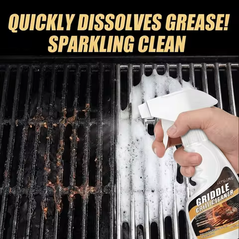 Baking Pan Cleaner Spray Heavy Duty Grill BBQ Oven Degreaser Powerful Oil Stain Removal Portable Coo