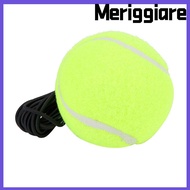 MERIGGIARE Rebound Ball, Yellow Tether Ball Tennis Training Ball, Tennis Adjustable Rope Elastic Str