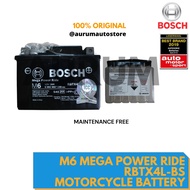 Bosch 4L Motorcycle Spare Parts battery for Mio Motorcycles Sporty, Bosch Batteries &amp; Parts Battery, Yamaha Mio Sporty battery