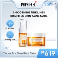PAPA FEEL 3X Retinol Serum 20ml + 3X Retinol Moisturizer 30g 2 pcs Set