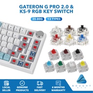 Gateron G Pro 2.0 & KS-9 RGB Key Switch - Mechanical Keyboard MX Type Red Blue Brown Yellow Green
