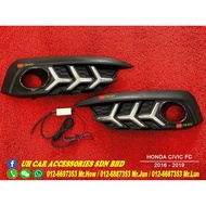 HONDA CIVIC FC 2016-2019 FRONT BUMPER LED DAYLIGHT DRL LIGHT LAMP