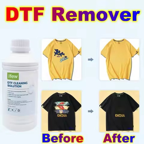 Dtf Print Remover Sticker Liquid DTF Cleaner Adhesive Remover For Direct To Film Printing Cleaning D