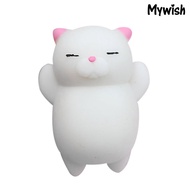 [MY]Cute Cartoon Cat Squishy Toy Stress Relief Soft Mini Animal Squeeze Toy Gift