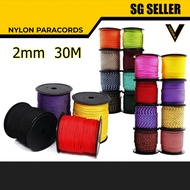 550 paracord 2mm 30M high qulity send out next day from Singapore VOZUKO