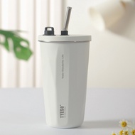 【Local Delivery】100%Original Tyeso Coffee Mug Vacuum Insulated Bottle Tumbler with Straw Stainless S