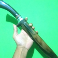 Golok Fulltanduk Bule / Golok Sembelih Premium Baja Elmax