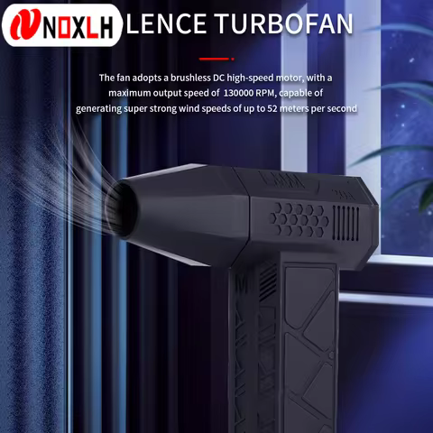 130000RPM 52M/S High Speed Duct Fan Turbo Jet Fan Turbofan Brushless Motor Turbo Fan 200W 30A 7.4V V