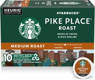 Hộp viên nén cà phê rang vừa Starbucks K-Cup Coffee Pods Medium Roast Coffee Pike Place Roast For Ke