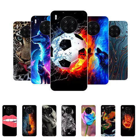 For Honor 50 Lite Case Football Soft Silicone Back Cases for Honor 50 Lite Honor50 Lite Phone Cover 