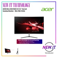 ACER Nitro ED320QR S3 ED320QRS3 31.5” Curved Gaming Monitor 1Ms/FHD 1920x1080/165Hz/VA Panel/1500R/V