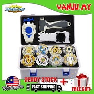 【Malaysia Ready Stock】☏∋▬Beyblade Burst Bey Blade Toy Metal Funsion Bayblade Set Storage Box With Handle Launcher Plasti