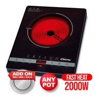 PowerPac Ceramic Cooker Steamboat (Any Pot) BBQ Grill 2000 Watts (PPIC880/ PPIC832/ PPIC836)