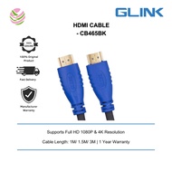 GLINK HDMI CABLE 2.0 BLUE HEAD 1M/ 1.5M/ 3M (CB465BK/ CB466BK/ CB467BK)