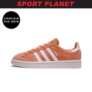(Pig Skin) adidas Bunga Men Original Campus Sneaker Shoe (Replacement Box) Orange/White (BZ0083) Spo
