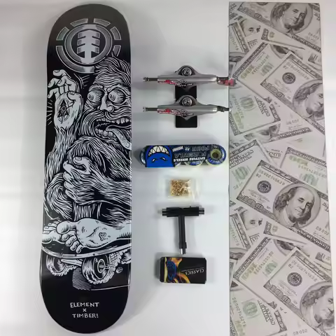 Skateboard Complete Set 100% Canada Maple Double Rocker7.75/8.0/8.125/8.25/8.3/8.5 Inch Size Pro Ska