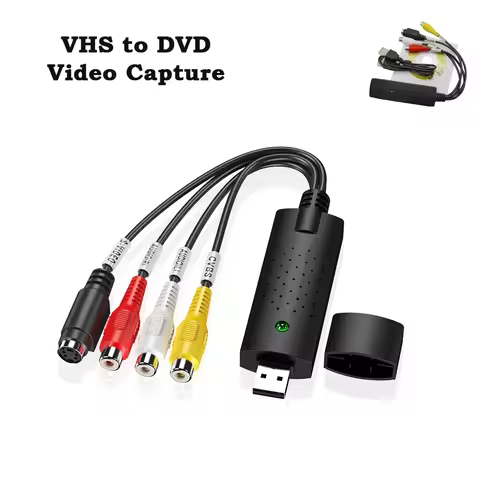 USB 2.0 Video Capture Card Video Audio Converter For TV DVD VHS Audio Capture Adapter Card For TV Vi