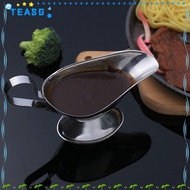 TEASG Dining Gravy Boat Sauce 3 oz Stainless Steel 8 oz Metal Sauce Cups