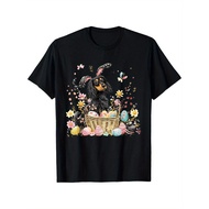 Dachshund Easter Dachshund Easter Egg T-Shirt MenS Happy Easter T-Shirt with Colorful Print Casual