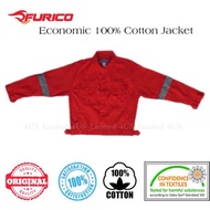 FURICO 100% Cotton Red Safety Jacket | SIRIM & DOSH
