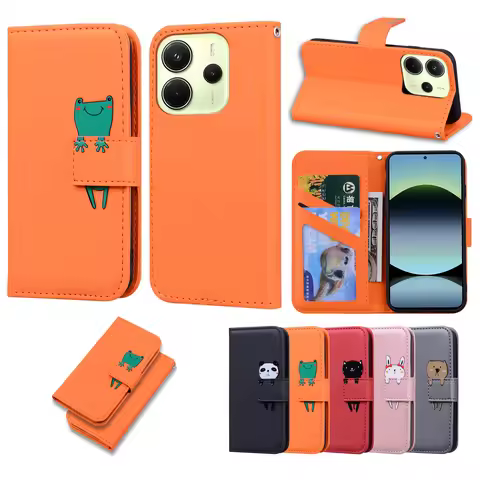 Magnetic Leather Wallet Flip Case for Redmi Note 8 9 9T 10 11 12 13 14 Pro 4G 5G Phone Cover Shockpr