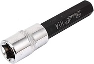 Utoolmart 1/2" Drive x H14 (14mm) Hex Bit Socket, S2 Steel Bits, CR-V Sockets 4" Length 1pcs