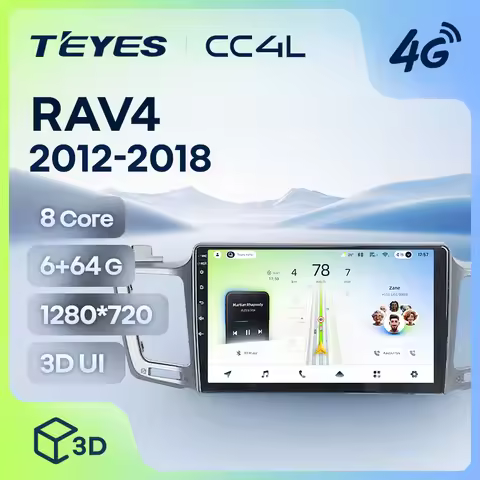 TEYES CC4L For Toyota RAV4 4 XA40 5 XA50 2012 - 2018 Car Radio Multimedia Video Player Navigation st