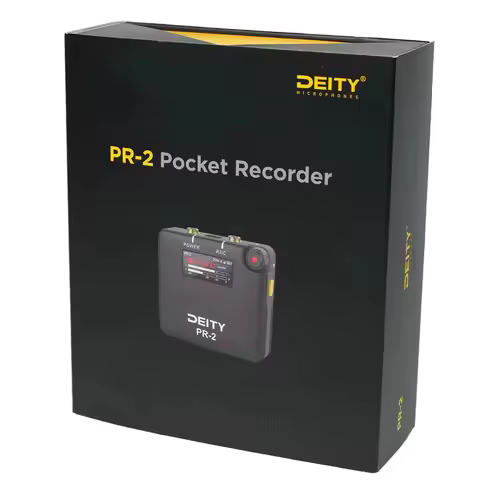 Deity PR-2 Stereo Pocket Recorder with Lavalier Mic (Global Kit) for Vlog, DSLR, and Interview Recor