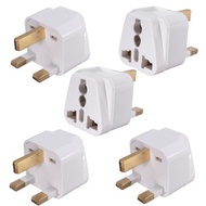 5 x Universal Travel Adapter AU US EU to UK Adapter Converter 3 Pin AC PowerPlug