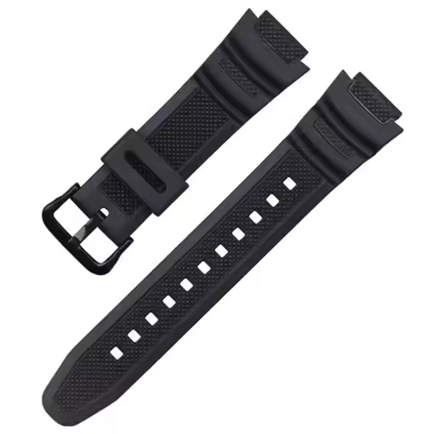 Sports Silicone Strap Men Women Pin Buckle Silicone Watch WristBand Soft Watchband for Casio AE-1200