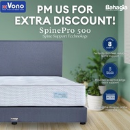 Vono SpinePro 500 Mattress (Tilam Vono) | 15 years Warranty | Spring Mattress | Double-Sided Mattres
