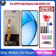 Original For OPPO A60 4G /Realme C65 4G/5G /Realme 12X 5G /Realme Narzo N65 5G LCD Screen Display To