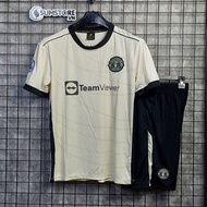 [HCM]Áo Bóng Đá CLB MU Kem SV Vải Thun Lạnh Cao Cấp