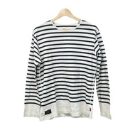 WTAPS Tshirt Size 2 Striped black Long sleeves White Direct from Japan Secondhand