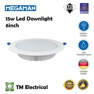 Megaman LED Downlight 6" inch 1080 high lumen Energy Saving Lighting - Warm White & Daylight (3000K/