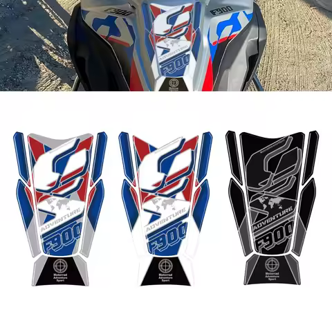 For BMW F900GS Adventure F 900 GS ADV GSA 2024-2025 Motorcycle 3D Gel Tank pad Protector Stickers Pa